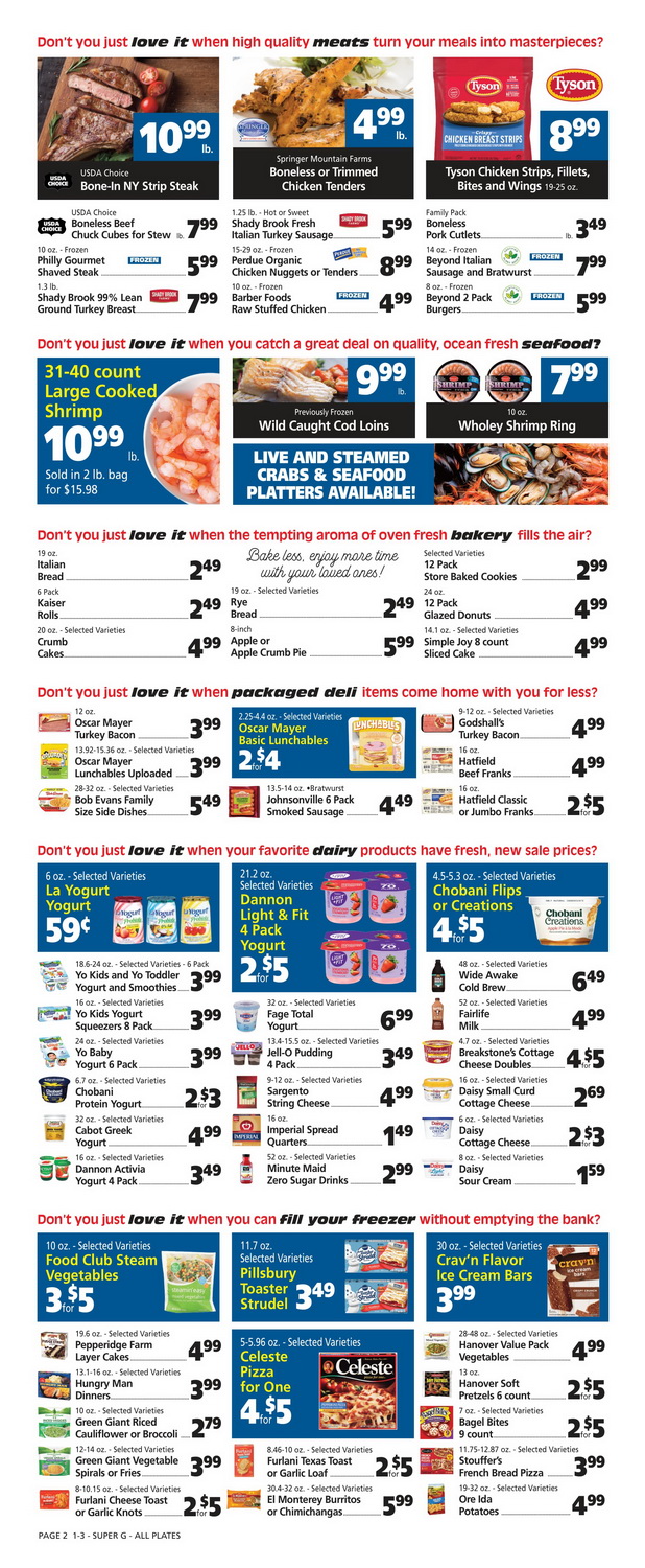 Super Weekly Specials! – Super G Market